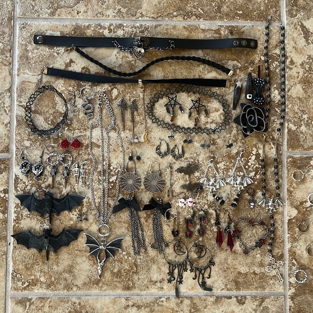 HUGE GOTHIC ACCESSORY LOT
